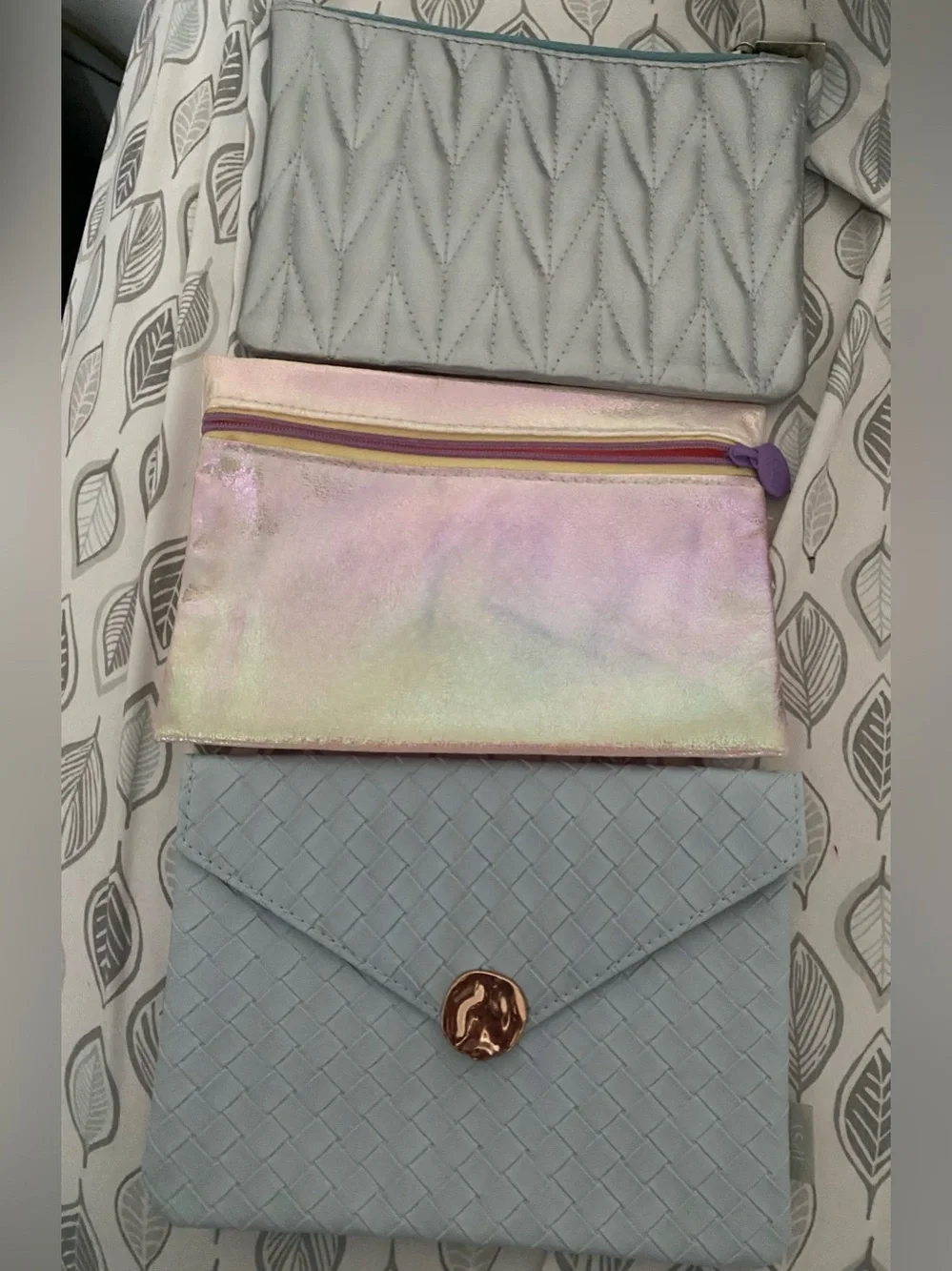 Ipsy Glam Bags Lot of 3.  New/Unused. Bags Only